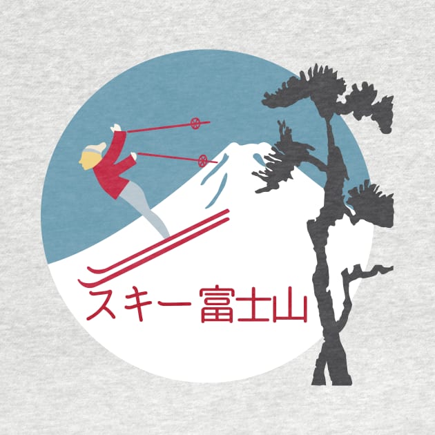 Ski Mount Fuji by melbournedesign